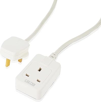 Rallonge ikasatm, multiprise ps 13a avec cordon long, idéale pour alimenter les appareils