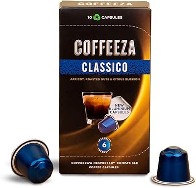 Capsules en aluminium covisa classico, capsules compatibles nespresso densité 6/10 (paquet de 10)