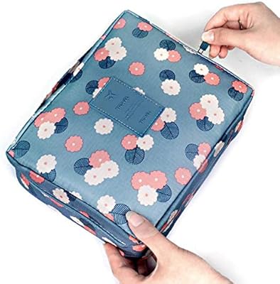 Trousse de toilette pour organisateur de cosmétiques de voyage portable poche en filet