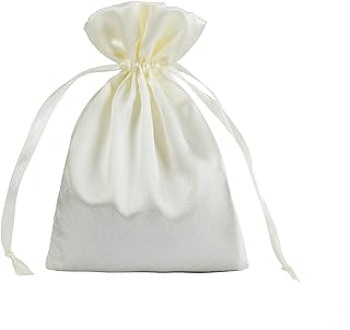 Sacs cadeaux en satin beige aklvbl taille 6 false