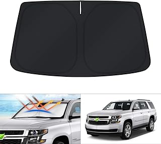 Pare-soleil pliable pour chevrolet tahoe suv 2015-2020 qui bloque les rayons ultraviolets