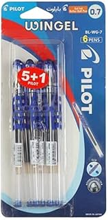 Stylo à bille fin pilot wingle, 6 pièces, 0,7 mm