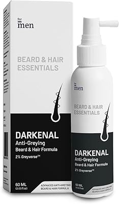 Sérum capillaire anti-gris formin de darkenal, formule 2% de mélanine de grayverse, teints