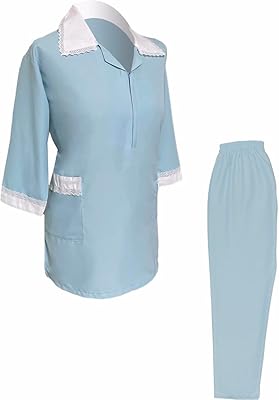 Uniforme de femme de ménage à manches longues, ensemble de robe de nounou