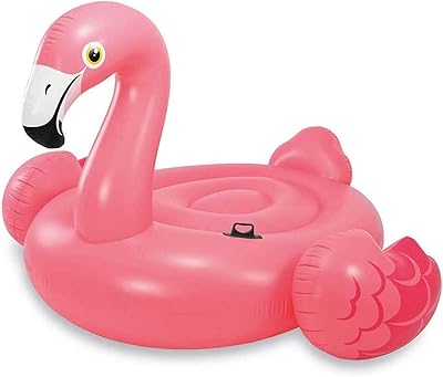 Flotteur gonflable en forme de canard intex, rose