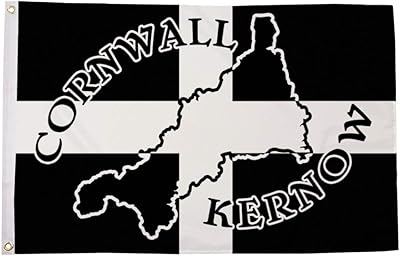 Az flag drapeau cornwall kernow avec carte 150 x 90 cm - drapeau cornwall kernow 90 x 150 cm. Diaytar : Où chaque achat est une victoire pour votre budget