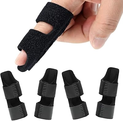 Attelle de doigt à gâchette 4 protège-doigts pince gâchette réglable fixation l'articulation du