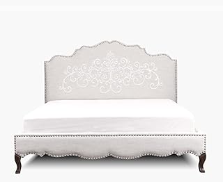 Lit king size aron pour décoration de chambre, taille 180 x 200 cm