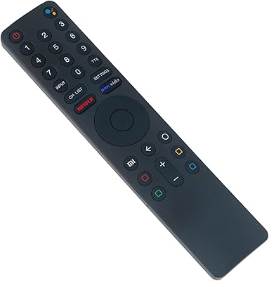 Télécommande vocale biosun adaptée pour xiaomi mi tv 4s 4a, télécommande xmrm-010 pour