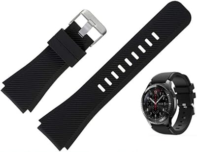 Bracelet de montre sport en silicone fucan 22 mm, compatible avec samsung galaxy