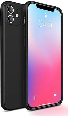 Coque en silicone liquide honvomi compatible avec iphone 12 6,1 pouces - coque