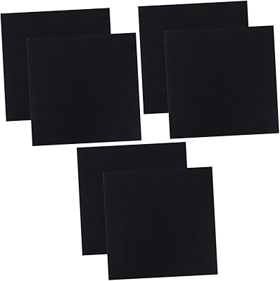 6 pièces de panneaux insonorisants orvof, panneaux muraux en liège, tableau d'affichage en feutre insonorisant en liège, panneau insonorisant en liège, noir. Diaytar Sénégal : Large gamme, petits prix, grande satisfaction