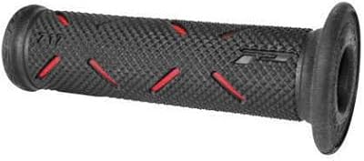 Poignées de course rares progrip pa071700 717 mm 22/25 go racing perforées rouge/noir