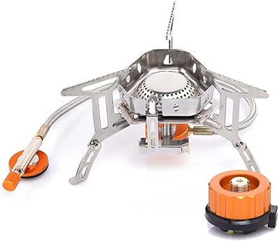 Mini cuisinière à gaz portable coupe-vent pour camping en plein air 3600 w