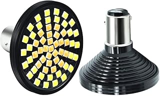 Kit d'ampoules led harley davidson 1157 de 2 pouces, anneau halo blanc