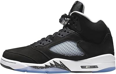Chaussures jordan 5 retro moonlite pour homme noir/gris froid et blanc (ct4838 011)