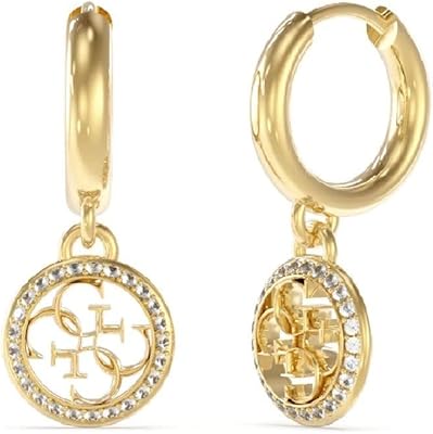 Boucles d'oreilles dorées en acier inoxydable pour femmes avec vie en 4g, boucles