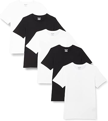 T-shirt jjeorganic basic tee ss o-neck 5pk mp pour hommes (pack de 5)