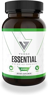 Multivitamines quotidiennes végétaliennes avec vitamine d b12 et huile d'algues pour végétaliens