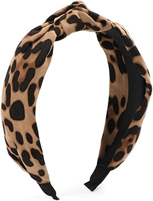 Delfino bandeaux à nœud léopard pour femmes, masque facial, bandeau bandana à nœud