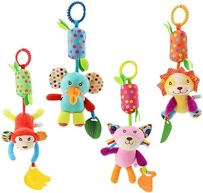 Jouets à hochet suspendus pour bébé jouets de siège d'auto pour nouveau-né