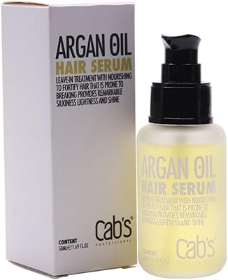 Sérum capillaire à l'huile d'argan cab's beauty - formule nourrissante et réparatrice