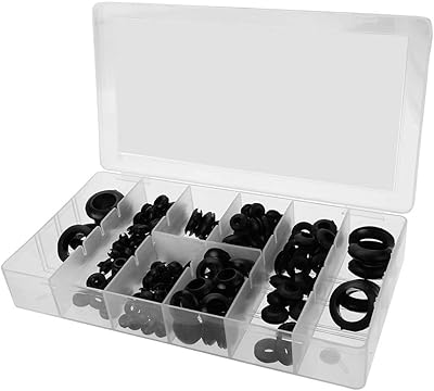 Oeillets en caoutchouc, kit d'assortiment d'anneaux de joint de conducteur électrique de 200 pièces pour ateliers personnels et professionnels, garages et services de plomberie. Diaytar Sénégal : Le choix, la qualité, l'économie réunis