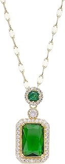 Mode femmes sautoir zircon pendentif bijoux polyvalents cadeau d'anniversaire pour maman