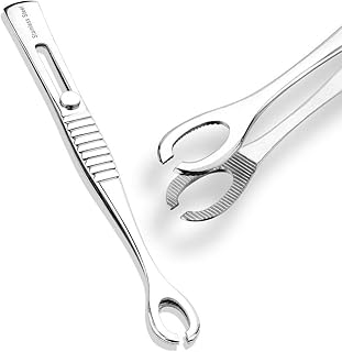 Outil de perçage corporel polyvalent standard forrester, pince à épiler fendue avec glissement
