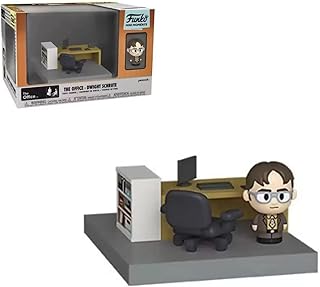 Figurine funko pop tv channel mini moments : la figurine dwight au bureau