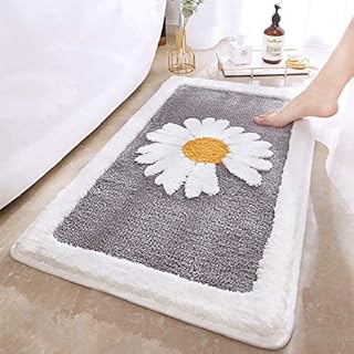 Goronb tapis de bain à poils longs en microfibre super doux, super absorbant