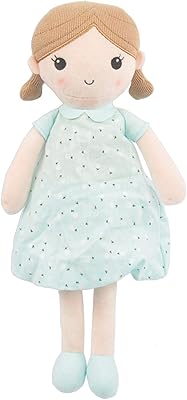 Poupée en peluche douce linzi emily raj, bleu clair, 15 pouces