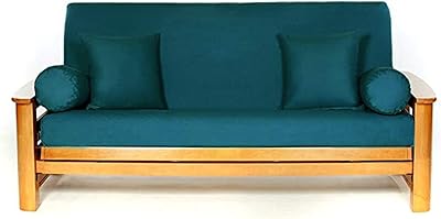 Housse de futon 100 % coton royal heritage home - bleu sarcelle foncé