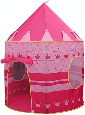 Jouet de tente de maison de jeu princesse pour enfants filles, comprend un sac