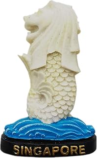 Aimant de réfrigérateur 3d singapour cadeau souvenir maison cuisine réfrigérateur ensemble d'autocollants magnétiques