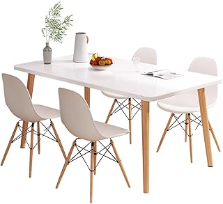 Ensemble de table à manger avec 4 chaises ensemble de meubles rectangulaire moderne