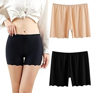 2 pièces culottes extensibles sans couture en soie glacée pour femmes slips invisibles