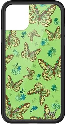 Coques wild flower en édition limitée compatibles avec iphone 11 (papillon sauge)