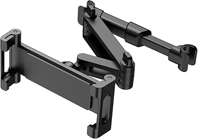 Support d'appui-tête de voiture extensible support siège arrière rotation à 360 degrés réglable