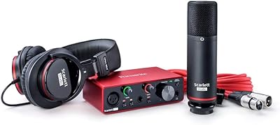 Interface audio usb focusrite scarlett solo studio (3e génération) et pack logiciel bonus