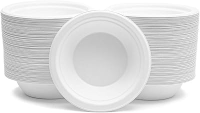 Récipients de canne à sucre biodégradables respectueux de l'environnement, bagasse jetable de 12