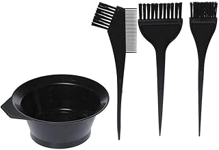 Ensemble de pinceaux de teinture pour cheveux 4 pièces noir pf-040