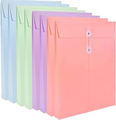 Dossier de documents en plastique extensible au format a4 avec fermeture à cordon