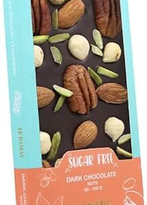 Bonbons au chocolat noir belge aux noix du damas - sans sucre. Achetez en toute sérénité sur Diaytar