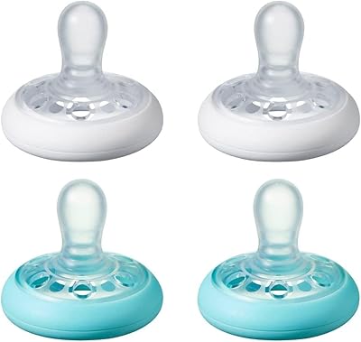 Sucette orthodontique en forme de téton symétrique imitation cuir tommee tippee, 0 6
