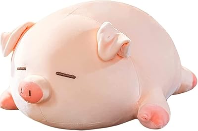 Oreiller en peluche cochon, jouet cochon en peluche doux, cadeau d'anniversaire pour petite