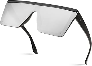 Lunettes de soleil carrées surdimensionnées à la mode pour femmes et hommes, design