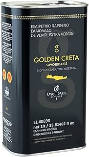 Huile d'olive extra vierge golden creta, 1 litre, s