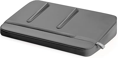 Bureau pour ordinateur portable saiji - bureau pour ordinateur portable avec coussin, convient