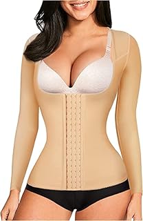 Serre-taille gainant le ventre et modelage post-chirurgical du haut du bras pour femme